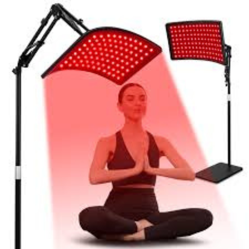 Red light therapy lamp